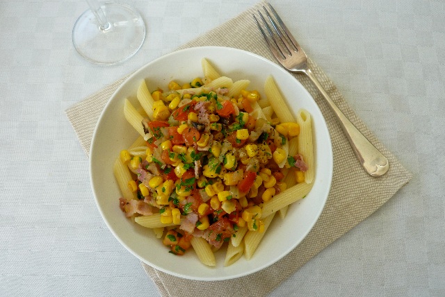 Bacon pasta